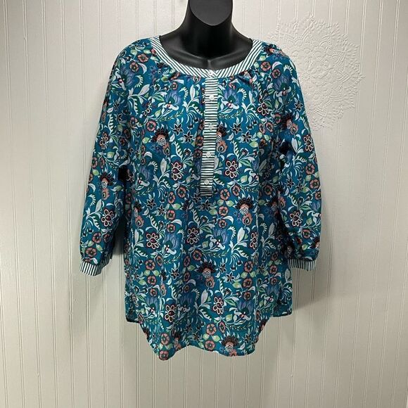 TALBOTS Floral Blouse - Picture 1 of 5